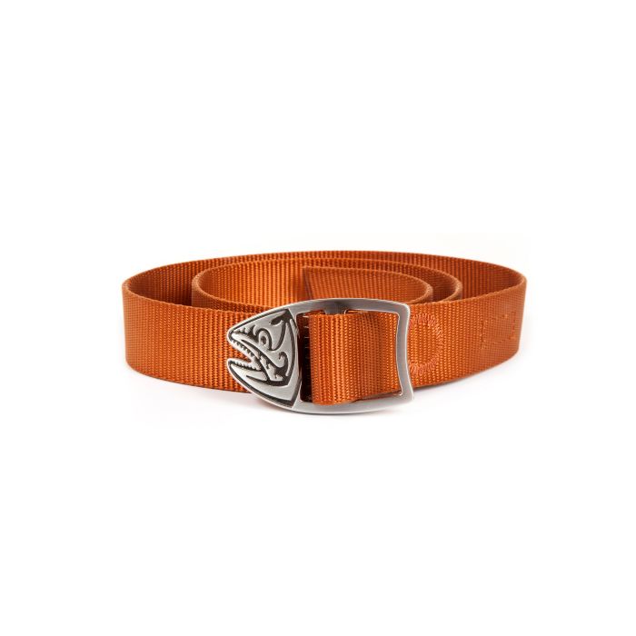 Fishpond Trucha Webbing Belt in Burnt Orange